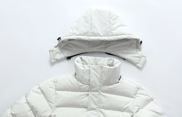 Piumino lungo da uomo con mappa degli Stati Uniti - Giacca invernale al ginocchio con cappuccio, stile streetwear_voghion.com