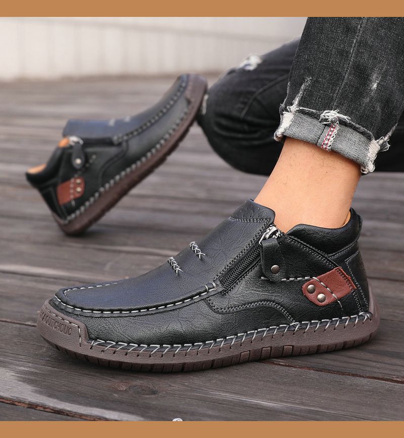 NEU: Bestseller Herrenschuhe in großen Größen, Outdoor-Freizeitschuhe, Ein-Schritt-Martens-Stiefel mit flacher Sohle_voghion.com