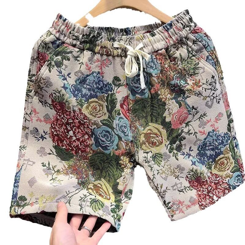 Premium Products American Five Point Sports Casual Fitness Herren Loose Fit Basketball Mesh Atmungsaktive Shorts_voghion.com