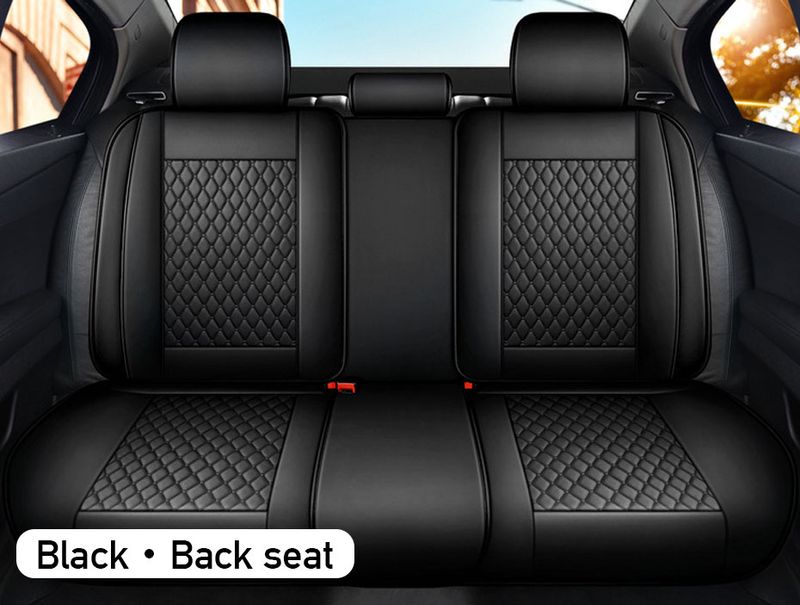 Universal Covers PU Leather Car Seat Cushions Four Seasons Breathable Mats Front/Back Seats Protective Pads Auto Goods_voghion.com