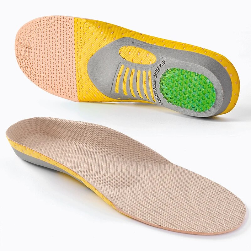 Orthotic Insole Arch Support PVC Flat Foot Health Shoe Sole Pad Shoes insert padded Orthopedic insoles for feet_voghion.com