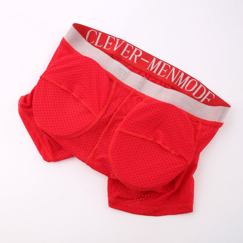 Men's Underwear Boxer Briefs With Padded Sponge Hip Lifting Buttocks_voghion.com