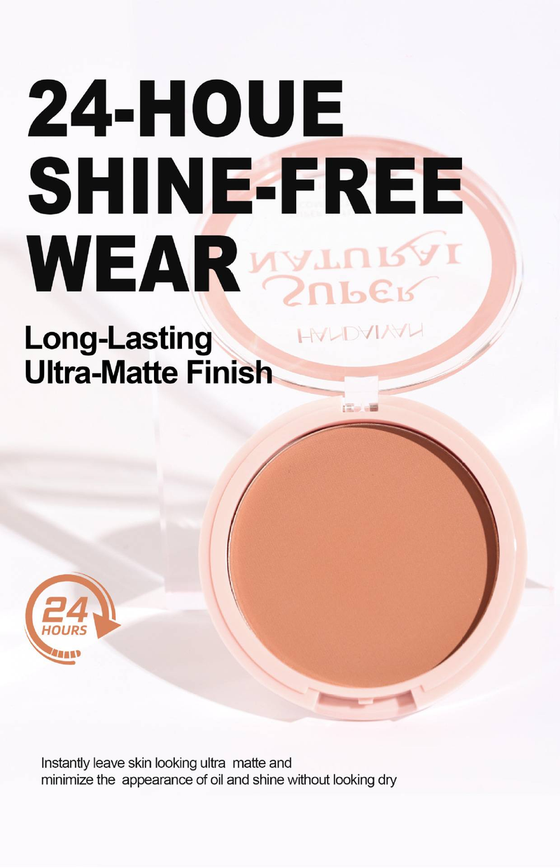 Mattes Puder mit Ölkontrolle, wasserfest und langanhaltend, feuchtigkeitsspendender Concealer. Nicht-Kartenpuder entfernt kein Make-up_voghion.com