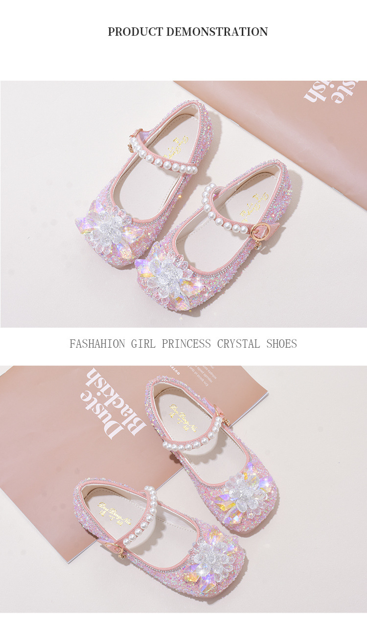 Mädchen einzelnen schuhe frühling und herbst neue weiche sohlen baby glas schuhe Mode kleines mädchen prinzessin leder schuhe kinder bean schuhe_voghion.com