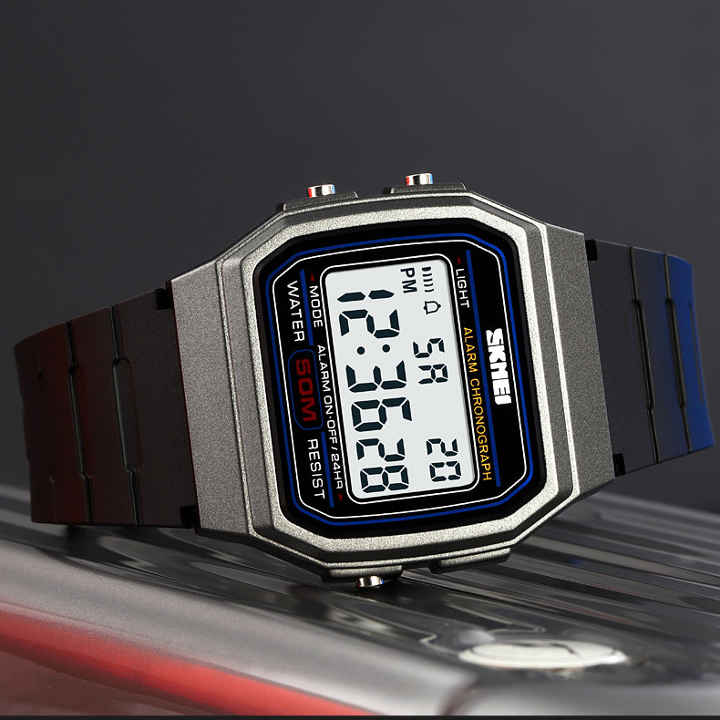 Herenhorloge Multifunctioneel Outdoor Waterdicht Elektronisch Horloge Trend Glow-in-the-dark Elektronisch Horloge_voghion.com