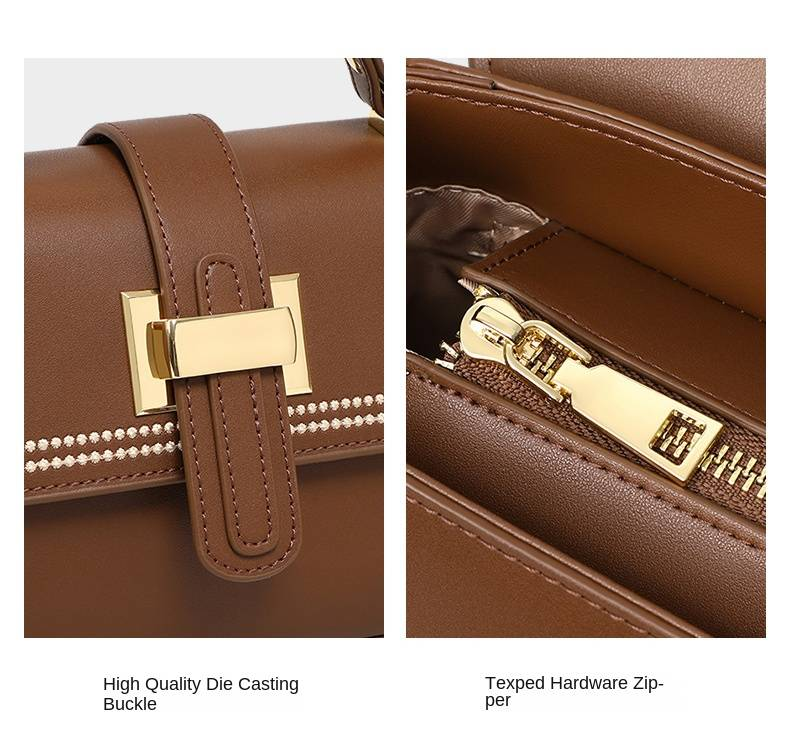 VINNY Väskor Dam 2025 Nya Crossbody-väskor Damväskor Handväskor i äkta läder Populära high-end Små axelväskor_voghion.com