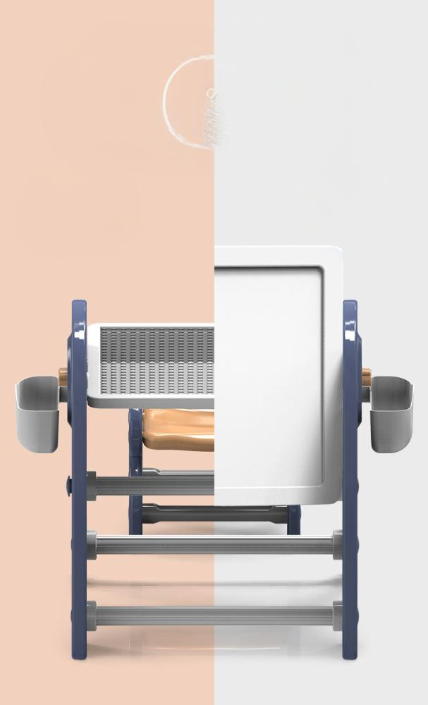 Ensemble de table à dessin magnétique pliable pour mère et enfant, avec chaises, outils de dessin et gomme – Jouet créatif et éducatif_voghion.com