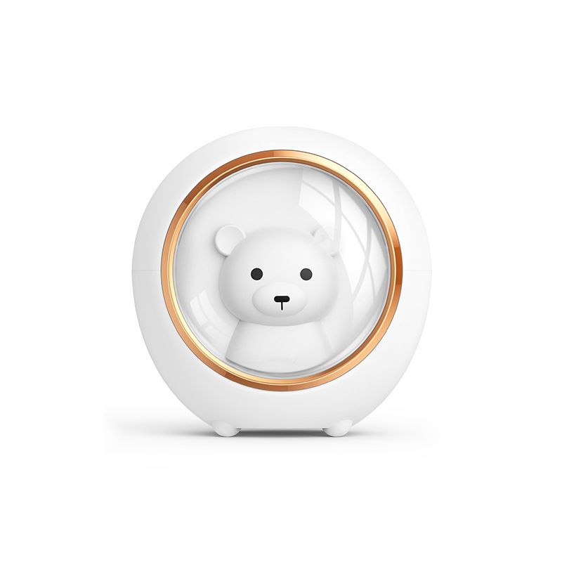 Mini umidificatore USB con luce notturna colorata, grazioso design a forma di animale per casa e auto, funzionamento ultra silenzioso, diverse opzioni di colore._voghion.com