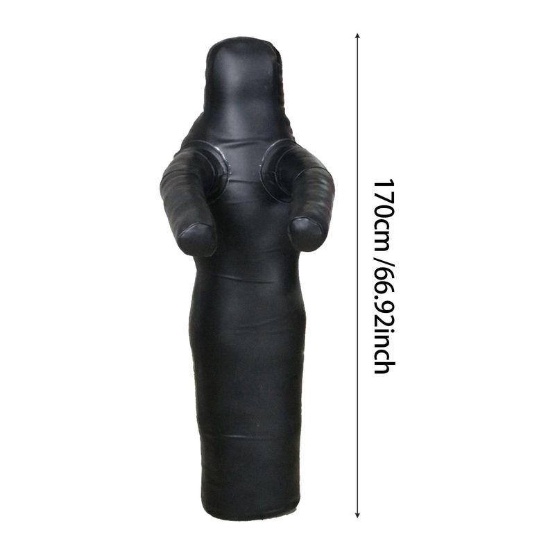 Sac de frappe pour mannequin de lutte Mma, sac de frappe vide, non rempli, équipement d'entraînement de lancer suspendu, mannequin de lutte Mma, mannequin d'entraînement_voghion.com