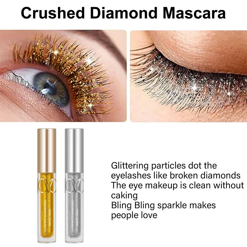 Mascara ICVC Diamond Mascara For Use Waterproof, Thick, Curled, Long And Non Smudged Mascara_voghion.com