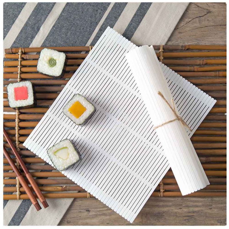 2Pcs Vanzlife Household Kit Sushi Rolls Tools Roller Shutters For Making Rice Mold Rolls And Maker Curtains_voghion.com