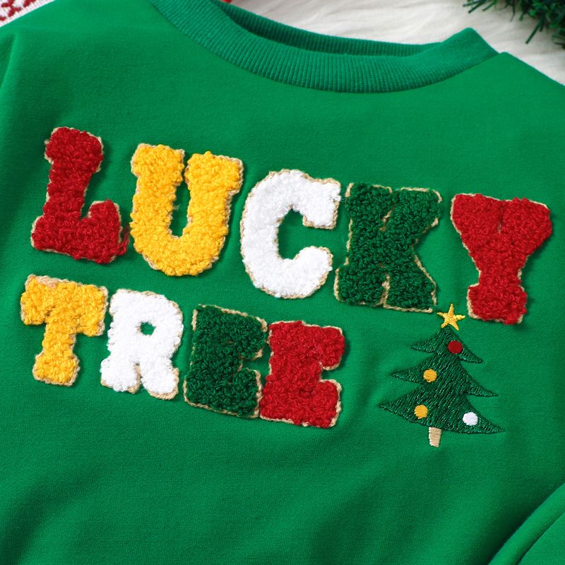2024 Carino neonato e bambino piccolo abbigliamento per bambini lettera ricamata felpa con cappuccio pantaloni set_voghion.com