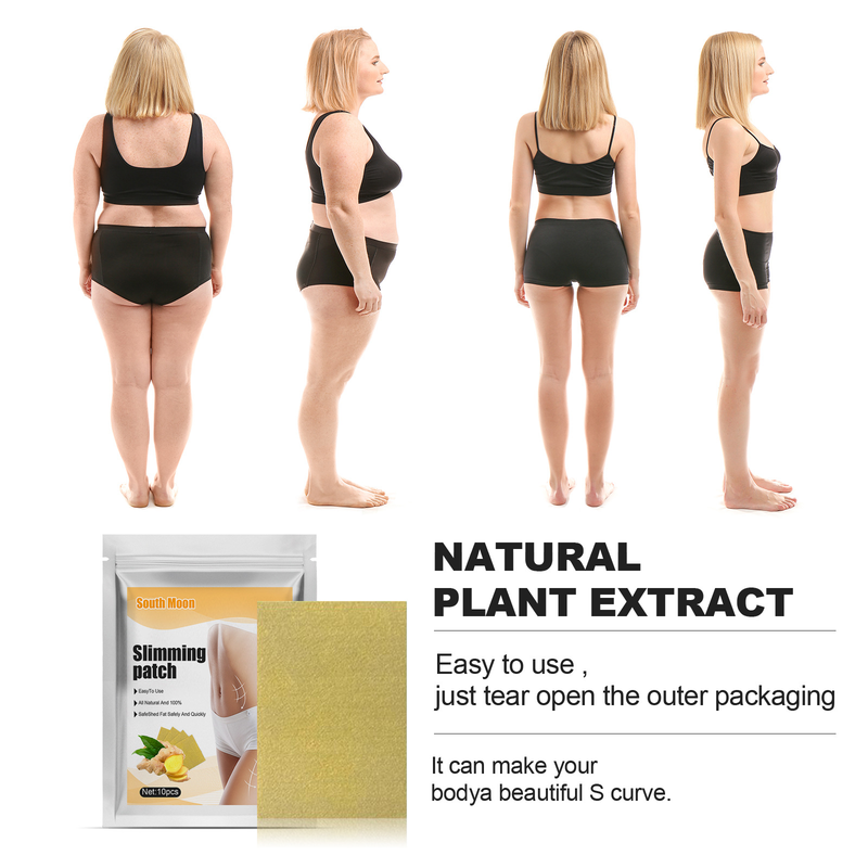 South Moon Ginger Body Shaping Health Care Patch for Bellybutton, Firming Thigh, Small Man Waist, Lightweight_voghion.com