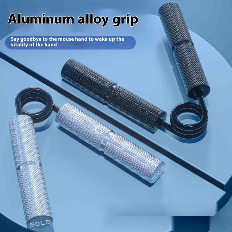 Dispositivo di allenamento della forza delle dita regolabile con braccio di trazione in lega di alluminio con impugnatura, dispositivo di fitness per esercizi_voghion.com