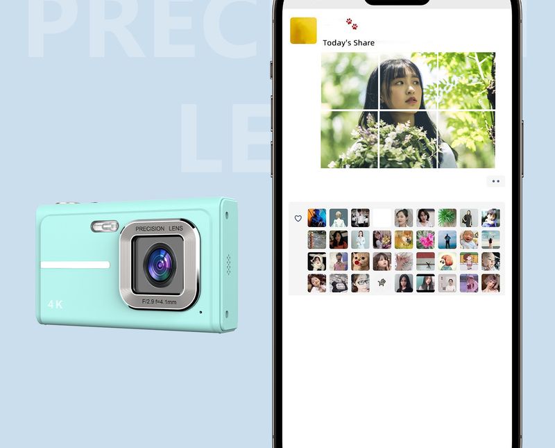 Neue Einstiegsklasse für Studenten, Mini-Digitalkamera für den Heimgebrauch, Alternative zur CCD-Kamera für Kinderfotografie_voghion.com