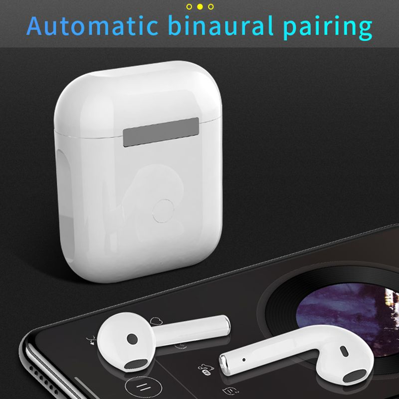 „Xinweiqing i12“ su „Bluetooth“ suderinama ausinių triukšmo mažinimo ausinėse stereo garso belaidė ausinė, skirta sportui_voghion.com