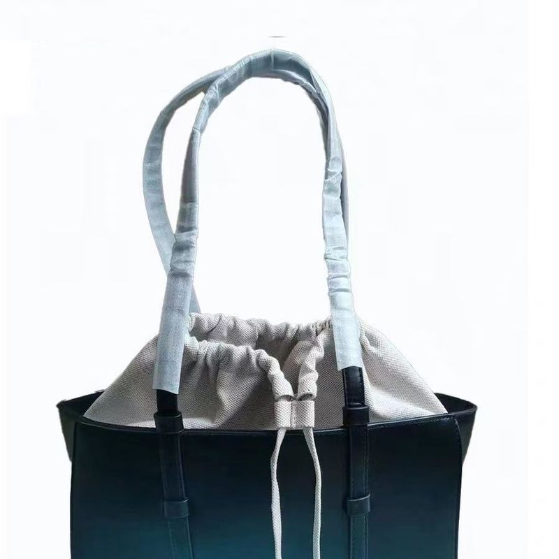 Women's Bags New Fashion All Match White Urban Style Drawstring Drawstring Handbag Shoulder Messenger Bag_voghion.com