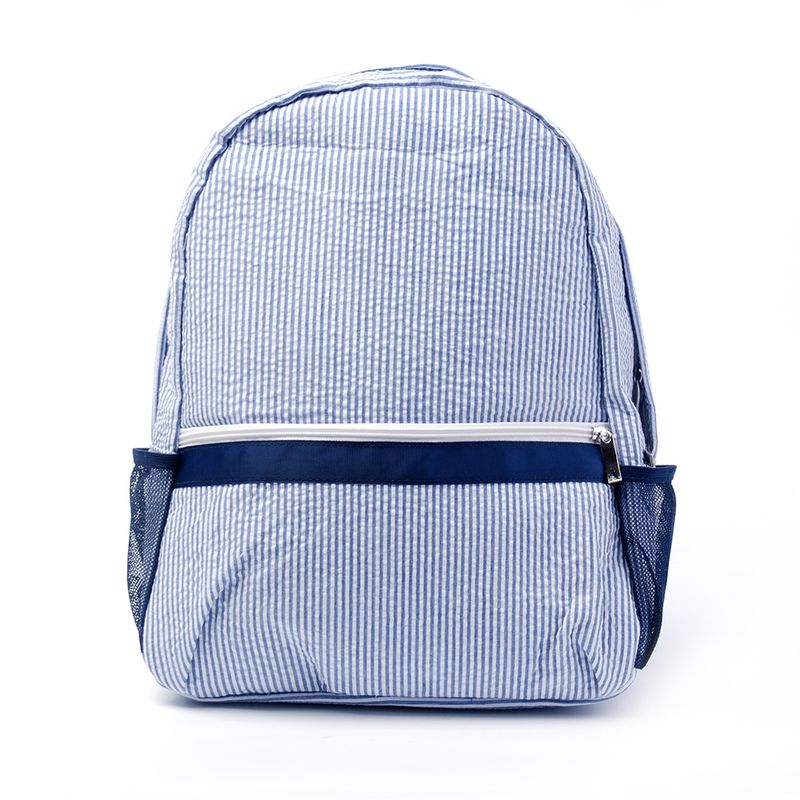 European and American seersucker backpack student schoolbag cross-border independent station Indian wind Mississippi_voghion.com