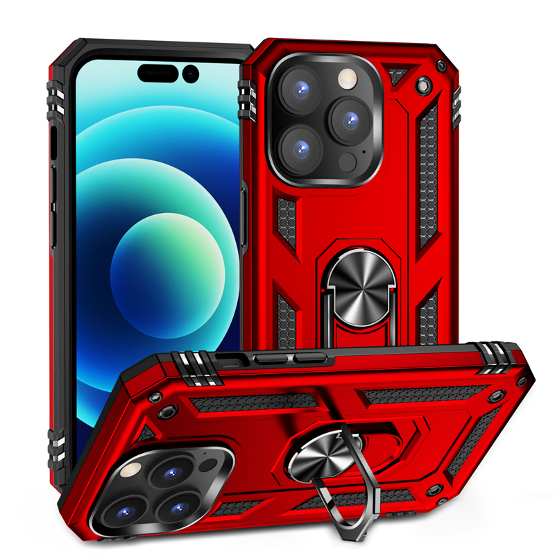 Magnetisk støtsikkert panseretui til iPhone 14 13 12 11 Pro Max X XR 8 Plus SE 2020 2022 14Pro ProMax støtsikker ring_voghion.com
