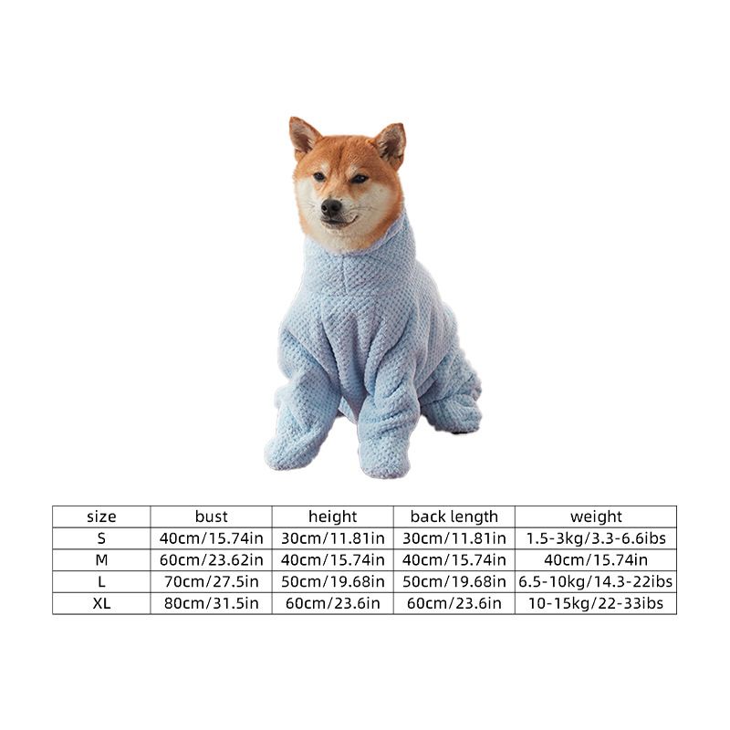 Toalla de baño gruesa para mascotas, de secado rápido y súper absorbente. Ideal para corgis, peluches y gatos. Se puede usar como albornoz o toalla de secado._voghion.com