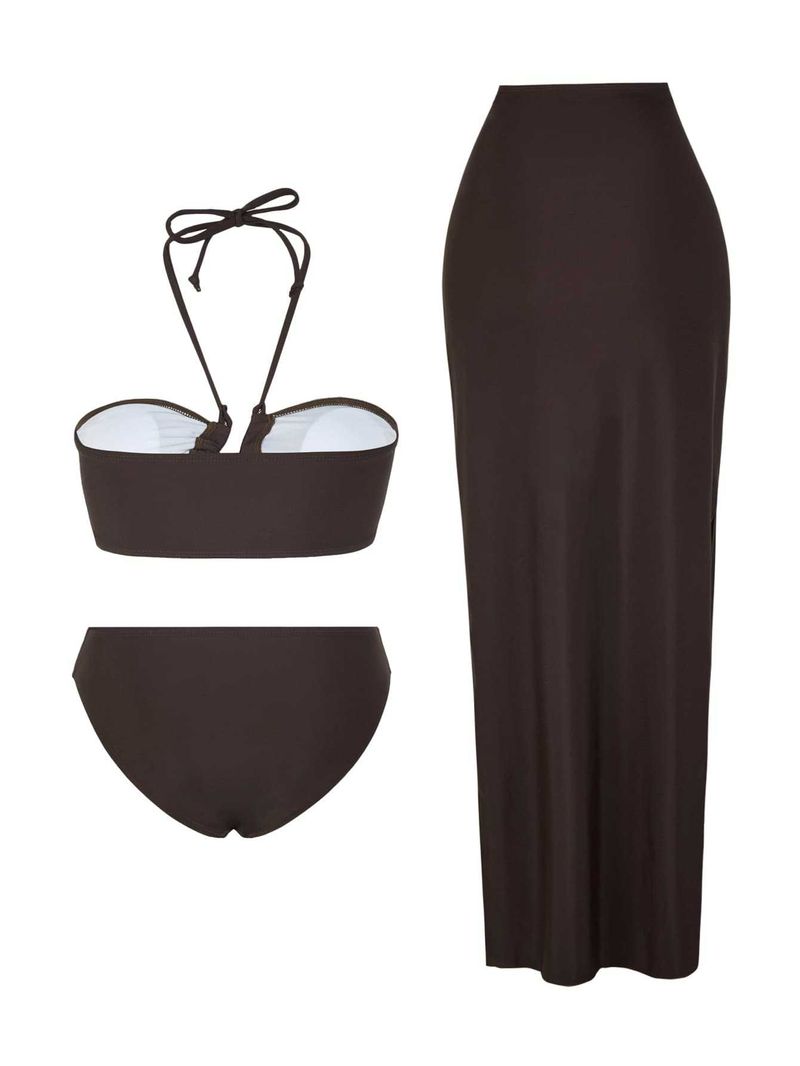Maillot de bain haut de gamme pour femme, vêtements de plage, source chaude_voghion.com