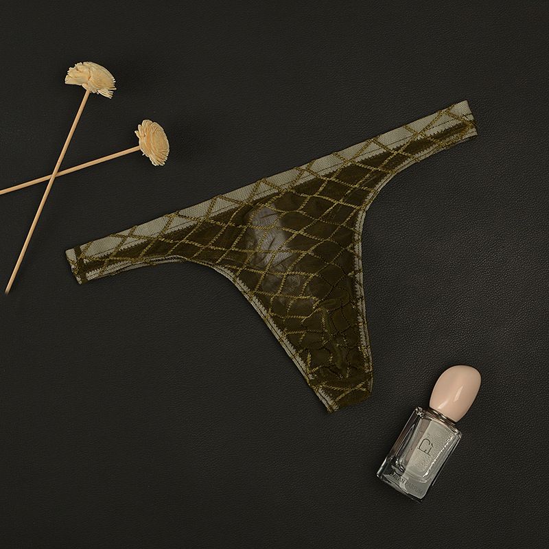 Intimo maschile Junye ultra-sottile maglia trasparente perizoma sexy morbido traspirante sottile borsa intimo maschile giovanile_voghion.com