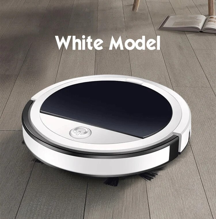 Husholdningsoppladbar Smart Auto Gulv Mopp Maskin Med Vanntank Trådløs RC Robot Støvsuger_voghion.com
