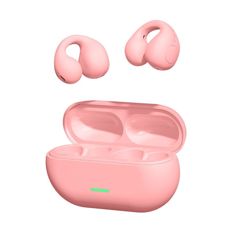 Clip-on-ear Bluetooth Headset, Silicone Macaron Wireless Headset, No In-ear Listening To Songs And Making Calls, New Model_voghion.com