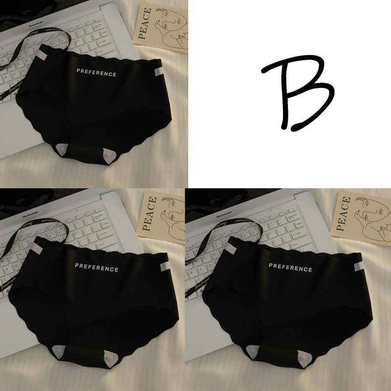 Culotte en soie glacée sans trace pour femme, entrejambe en coton fin, style fille_voghion.com