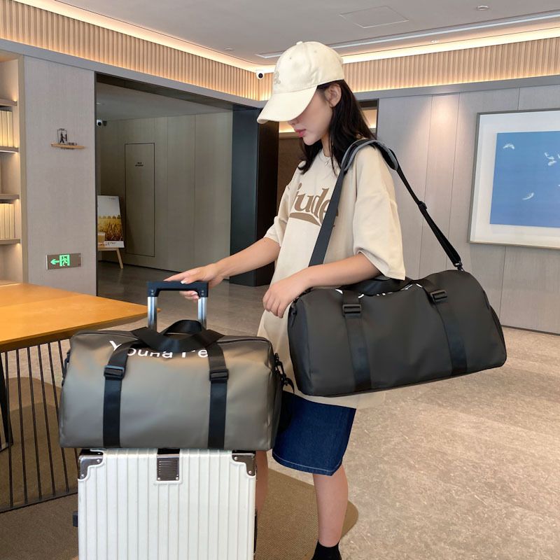 Fashionable new travel handbag, luggage bag, travel storage bag, shoulder bag, women's waterproof storage bag_voghion.com