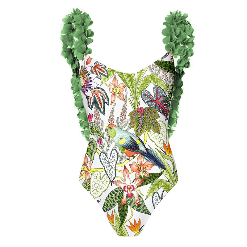 2023 nuove donne di un pezzo costume da bagno gonna in chiffon sottile aderente con volant_voghion.com