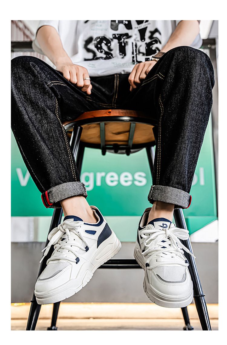 Scarpe da ginnastica estive da uomo, nuove, traspiranti, versatili, basse, sportive, casual, da papà, alla moda, bianche_voghion.com