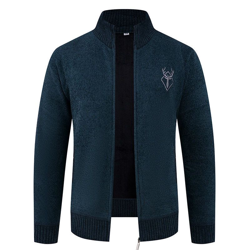 Giacca invernale da uomo in pile con fodera in sherpa e cappuccio - Cappotto caldo in cotone spesso per outfit casual (grigio, nero, kaki, verde scuro) - Taglie dalla M alla 3XL_voghion.com