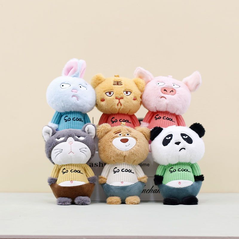 Serie di animali di peluche adorabile e carino panda coniglietto gattino peluche orsetto maialino_voghion.com