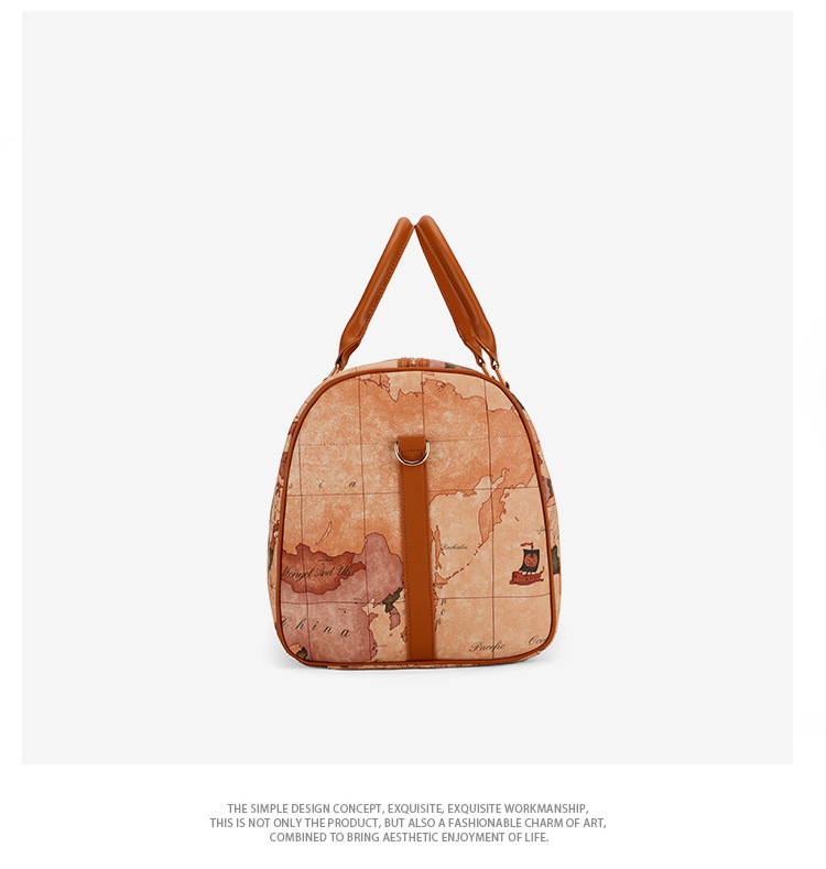 Reisetaschen Spot Retro Trend Reisetasche aus weichem Leder Handtasche mit großer Kapazität Umhängetasche für kurze Strecken Geschäftsreise PU-Gepäcktasche_voghion.com