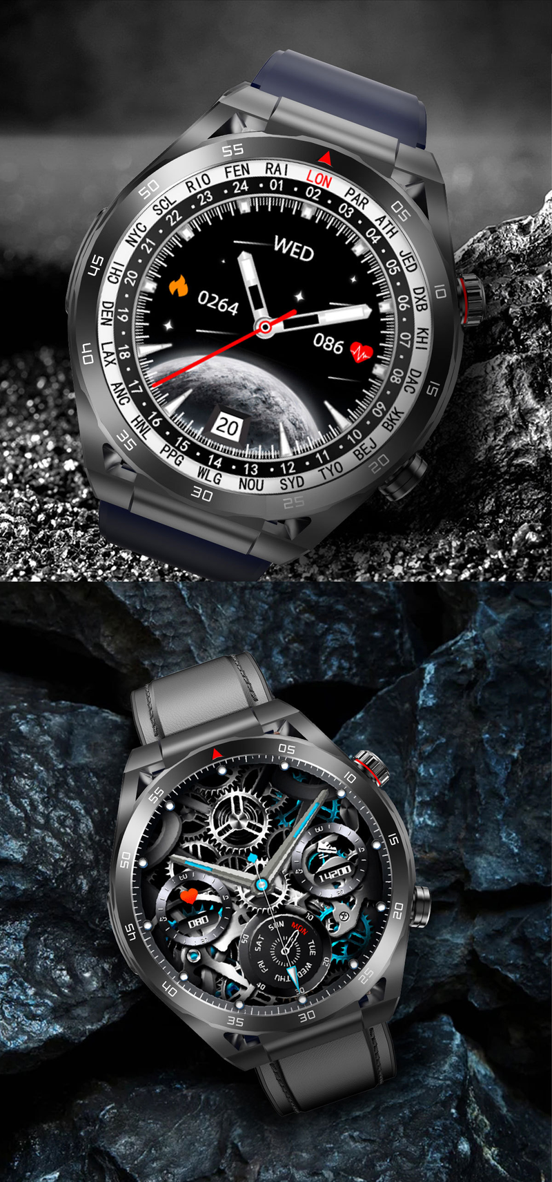 Li Ge's new non-invasive blood glucose and blood pressure intelligent ECG electrocardiogram blood oxygen health monitoring watch Bluetooth call_voghion.com
