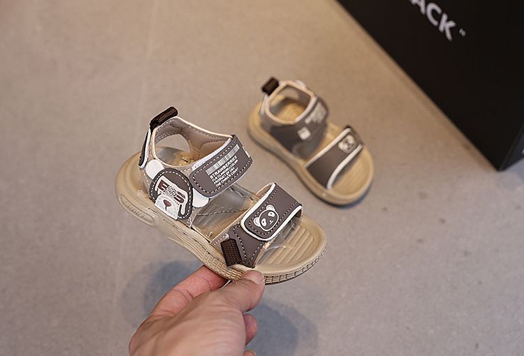 Kinderschuhe Sommer Neue Kindersandalen Baby-Strandschuhe Weiche Sohle Jungen 1 3 Jahre Alte Babyschuhe Offene Zehensandalen_voghion.com