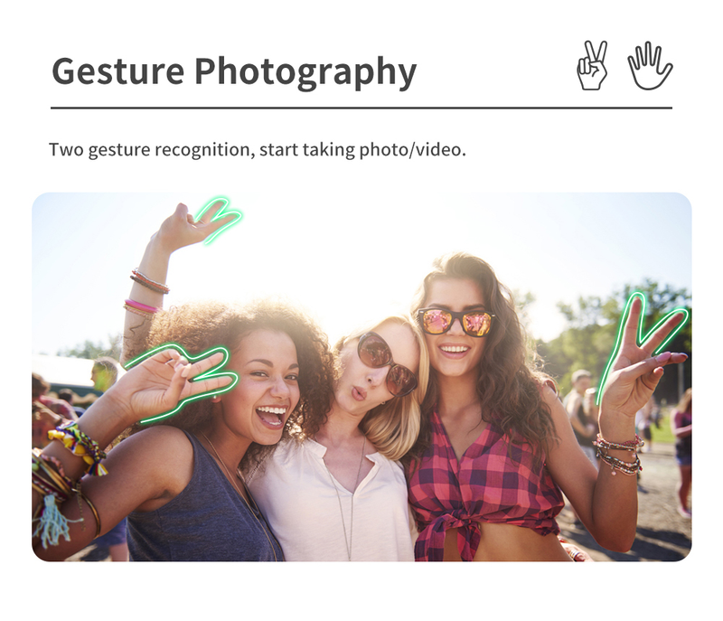 Estabilizador de articulación universal para smartphone, trípode selfie de 2 ejes, con seguimiento facial, rotación de 360°, puerto 4 en 1_voghion.com
