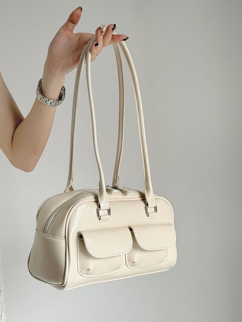 Nova bolsa de boliche coreana nicho axila grande capacidade pequeno bolso design bolsa para mulheres_voghion.com