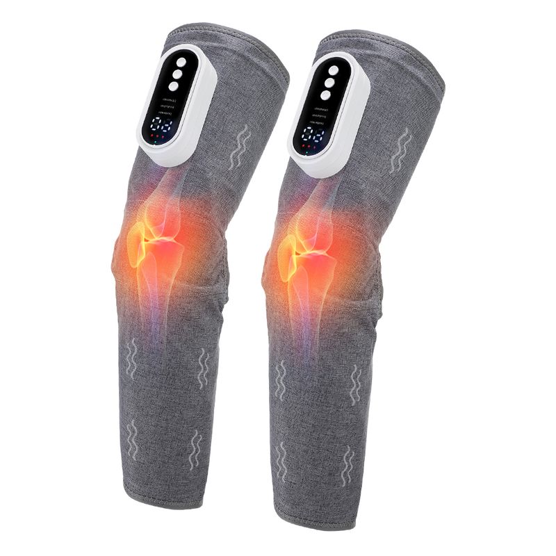 Massaggiatore elettrico portatile per la casa Attrezzatura per le gambe a 3 velocità Impacco caldo Massaggio per cosce e polpacci Rilassa i muscoli Allevia_voghion.com