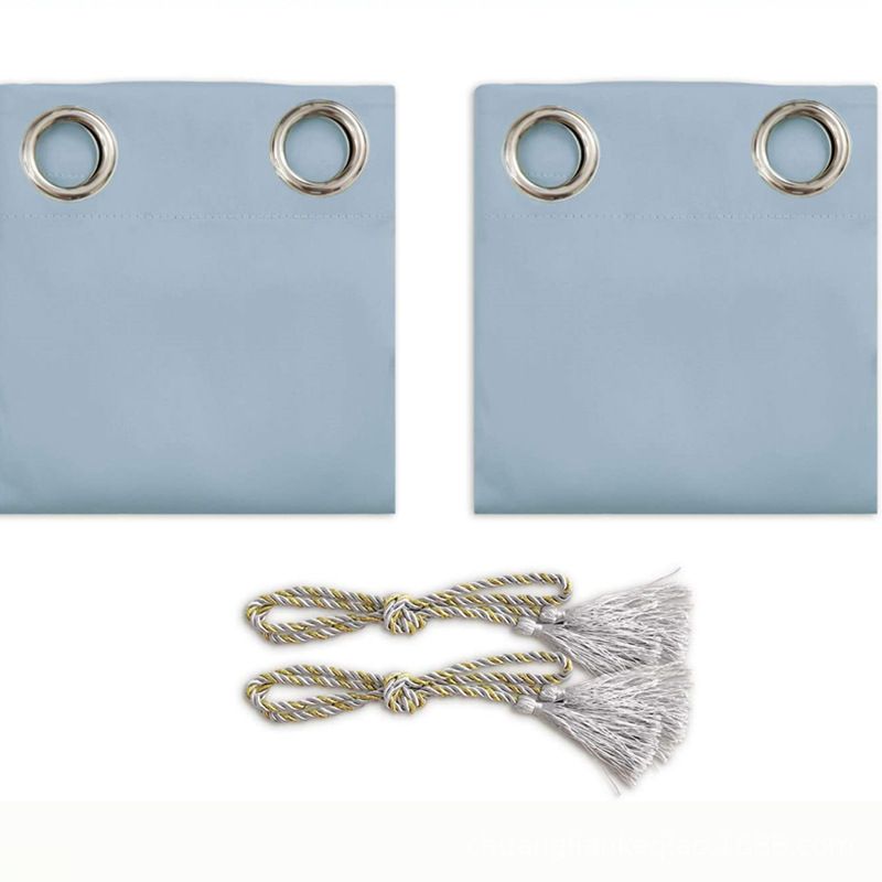 Blackout Curtains - Solid Color Thermal Insulated Window Drapes (100% Light Blocking Noise Reducing Ready-To-Hang For Bedroom/Living Room)_voghion.com
