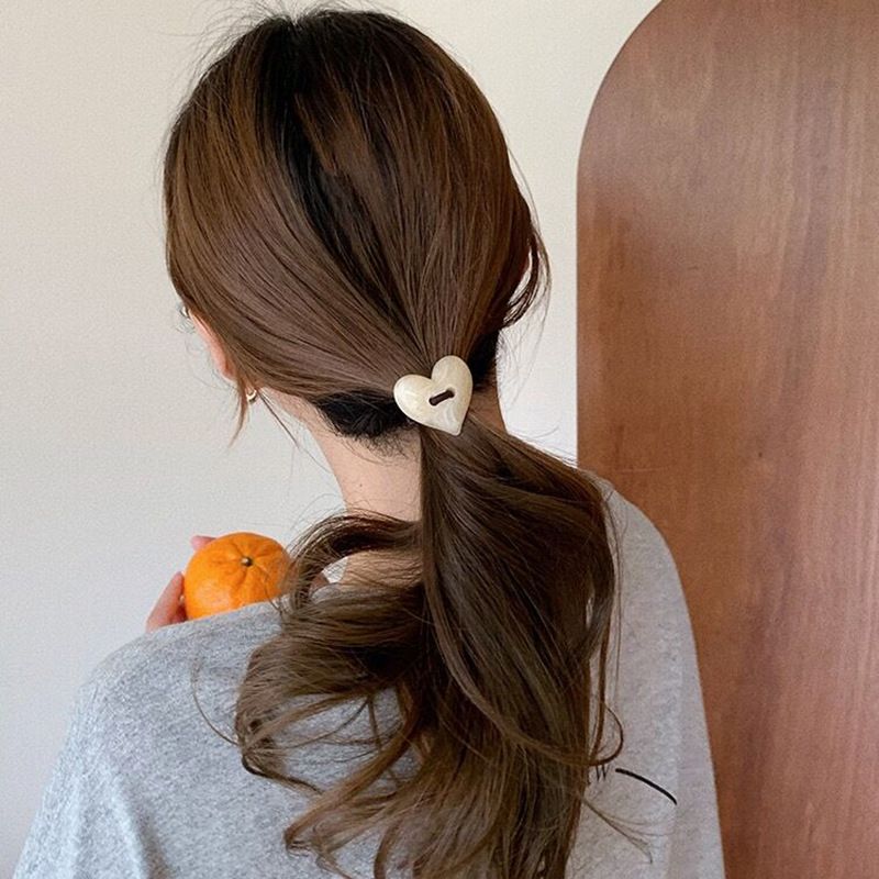 Strukturierte Tinte Textur Liebe Haarring Mode Perlen Haar Seil Pferdeschwanz Haarband Haarband neue Haar-Accessoires_voghion.com