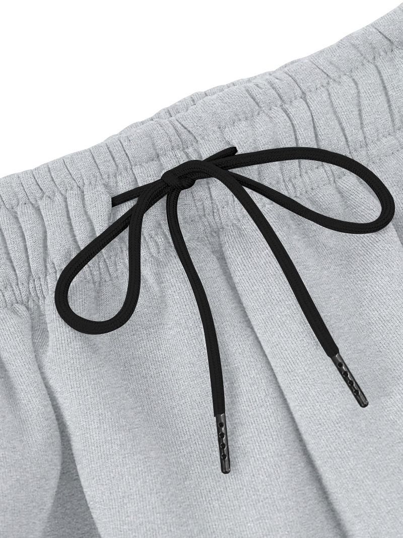 Herren-Set aus Tech-Fleece-Kapuzenpullover und Jogginghose – warmes Winter-Kapuzensweatshirt mit Reißverschluss und weich gefütterter Hose für Fitnessstudio, Laufen und Freizeit_voghion.com