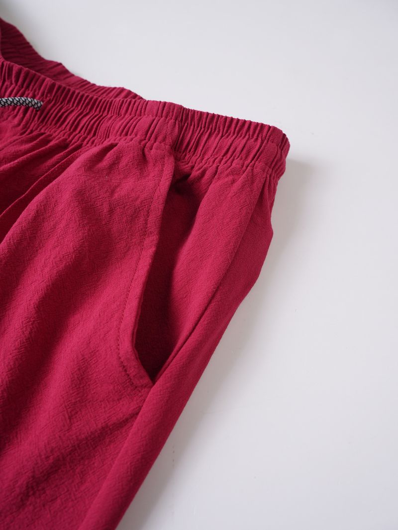Men's Linen-Cotton Drawstring Shorts – Breathable Summer Casual & Beach Pants (S-XXXL, Relaxed Fit, Quick-Dry, Machine Washable)_voghion.com