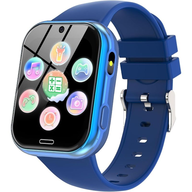 Smart Watch For Suitable For Boys And Girls 412 Years With 19 Games Camera Video Music Alarm Clock Audiobook Learn Card Calcula_voghion.com