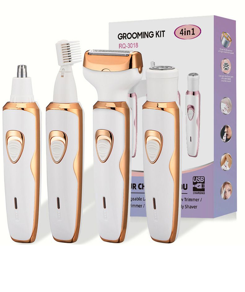 Electric Bikini Trimmer For Women & Men - Painless Hair Removal For Pubic Legs & Underarms_voghion.com
