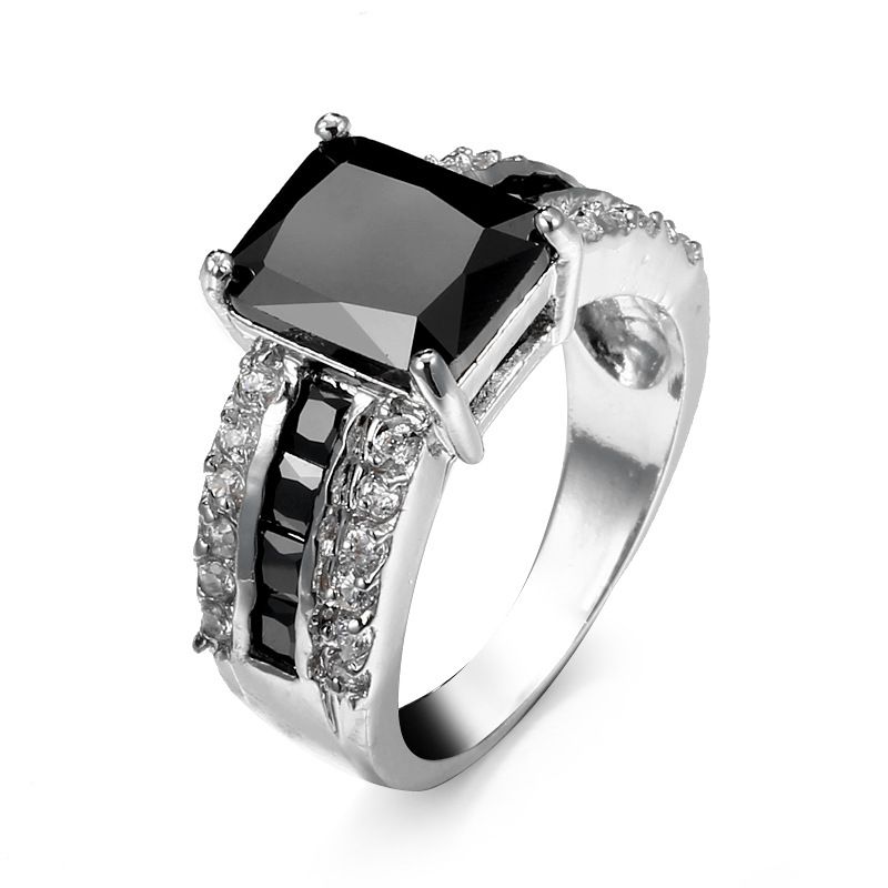 Unisex Mode Zirkon Ring Schmuck_voghion.com