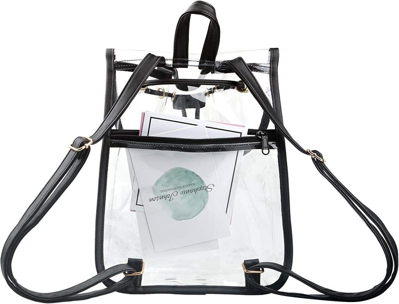 Zaino visivo per zaino da viaggio per esterni Andralyn in PVC di grande capacità_voghion.com