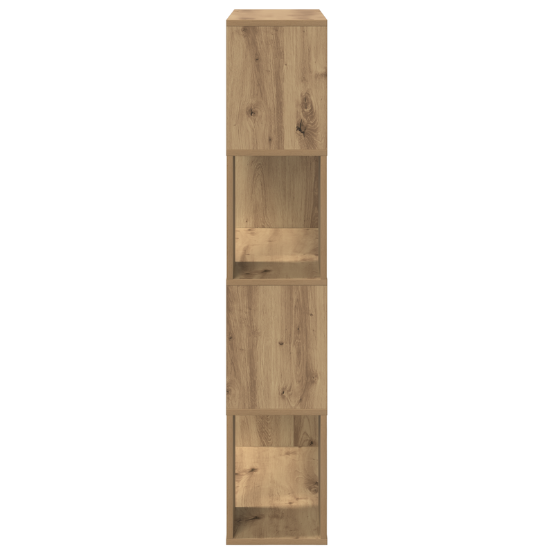 Bücherregal Handgefertigte Eiche Ingenieurholz 80 x 24 x 124 cm_voghion.com