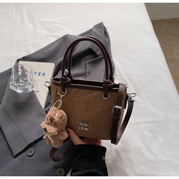 Borsa a secchiello da ufficio, piccola, casual, versatile, di alta qualità, per le donne, stile coreano, 2025_voghion.com
